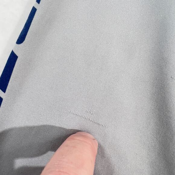 Shredfin Fishing Shirt Mens Large Long Sleeve Grey w/ USA Flag Print Performance - Picture 4 of 14